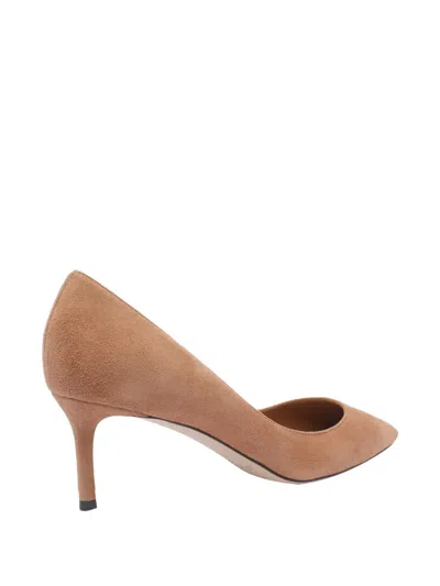 Jimmy Choo Romy 85 Pumps In Toffee Colour Suede