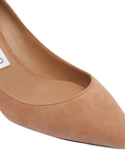 Jimmy Choo Romy 85 Pumps In Toffee Colour Suede