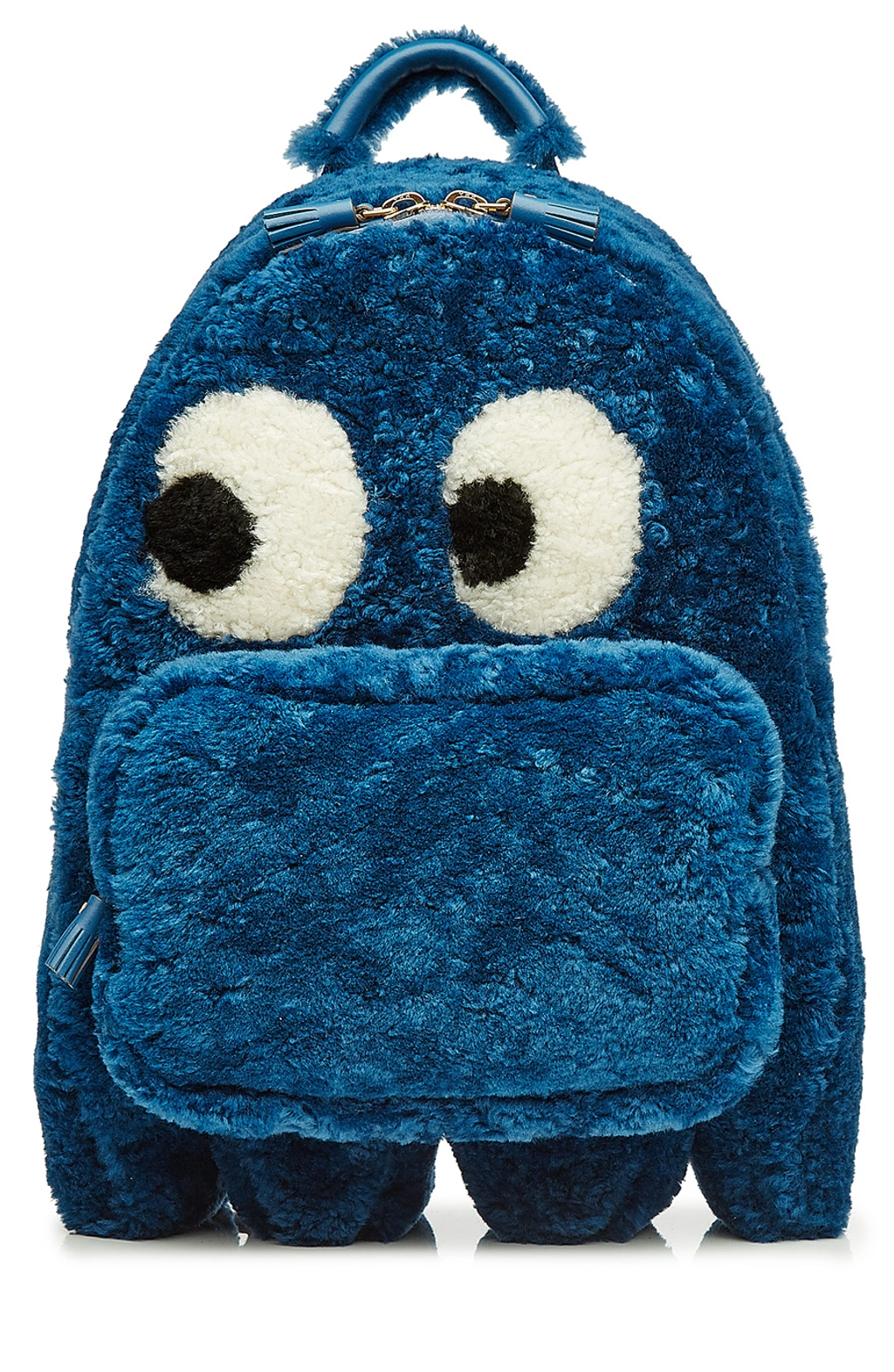 anya hindmarch ghost mini shearling backpack Eyes Anya Hindmarch Ghost Mini Shearling