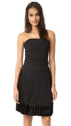 CARVEN Strapless Dress