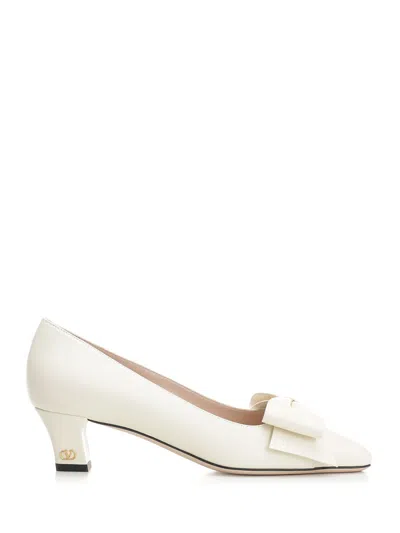 Valentino Garavani Bowow Pumps In Yellow