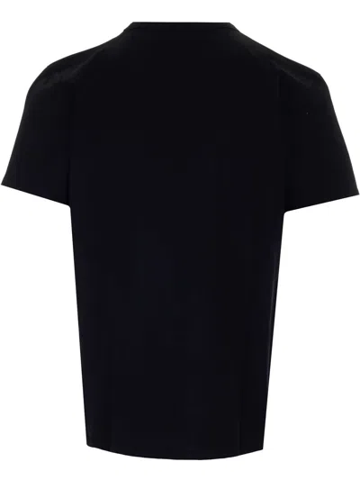 Maison Margiela Distorted Logo T-shirt In Black