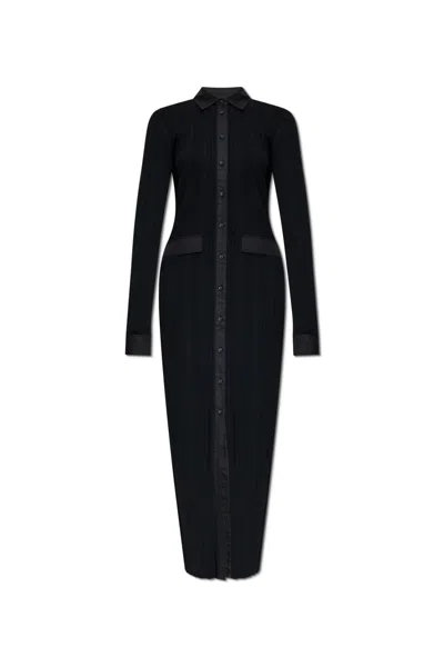 Totême Knitted Shirt Maxi Dress