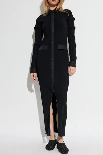 Totême Knitted Shirt Maxi Dress