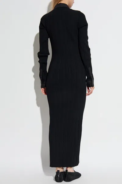 Totême Knitted Shirt Maxi Dress