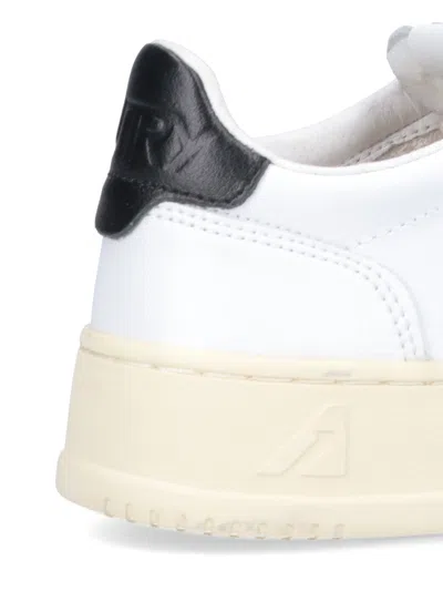 Autry Medalist Low' White Leather Sneakers