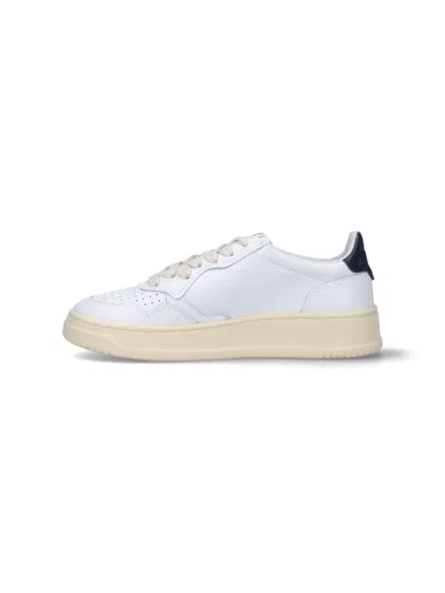 Autry Medalist Low' White Leather Sneakers