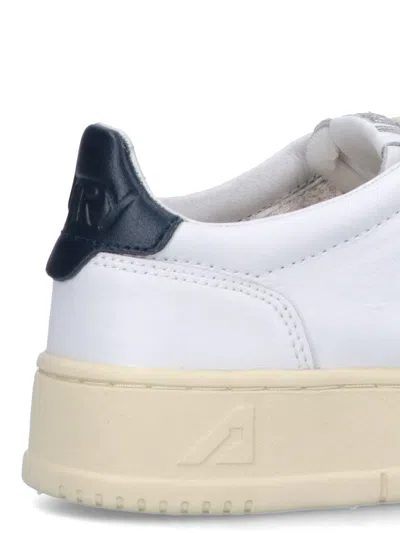 Autry Medalist Low' White Leather Sneakers