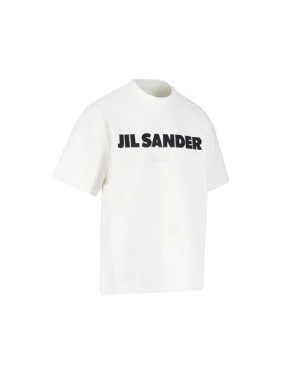 Jil Sander White Cotton T-shirt