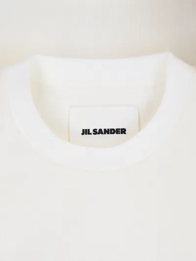 Jil Sander White Cotton T-shirt