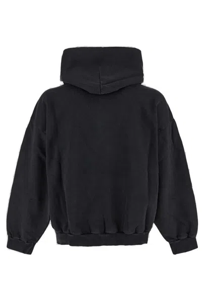 Balenciaga Logo Sweatshirt In Black