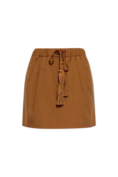 Max Mara Women's Tabarin Skirt Tobacco | Size 38 | 2511101031600014