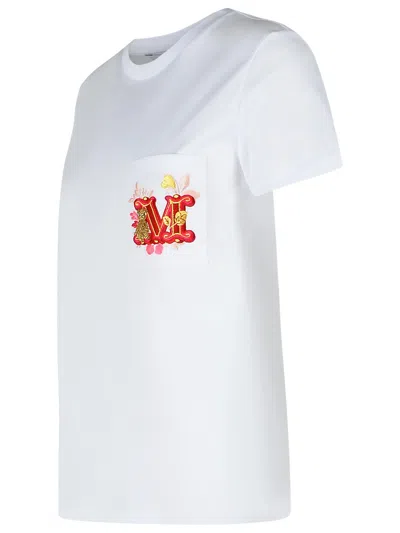 Max Mara T-shirt With Embroidered Pocket