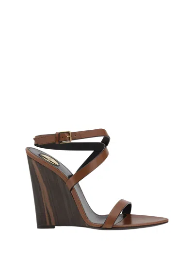 Saint Laurent Gippy Heeled Sandals