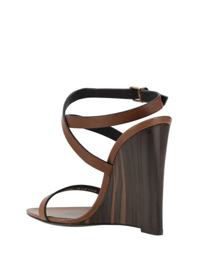 Saint Laurent Gippy Heeled Sandals