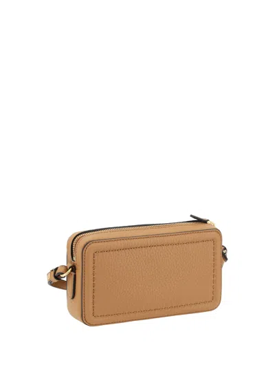 Valentino Garavani Mini Leather Crossbody Bag With Adjustable Strap In Brown