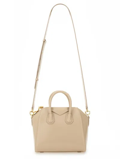 Givenchy Borsa A Mano Antigona Mini In Pelle Sabbia Donna In Nude