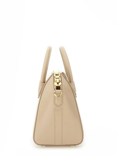 Givenchy Borsa A Mano Antigona Mini In Pelle Sabbia Donna In Nude