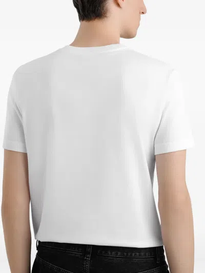 Dolce & Gabbana Cotton T-shirt With Print In White