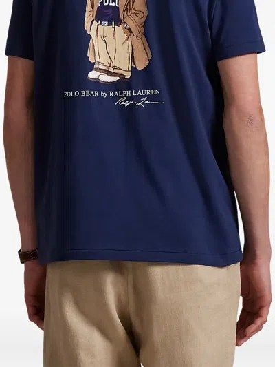 Polo Ralph Lauren Crew Neck Graphic Print Chest Pocket