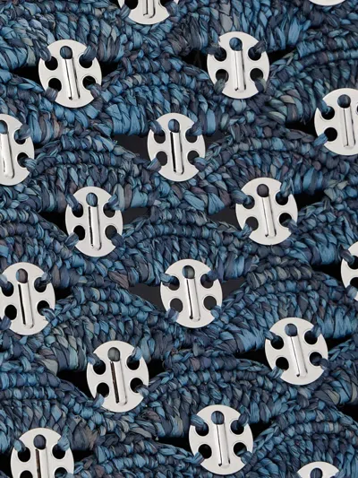 拉菲草编织手提包