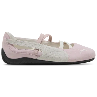Puma Speedcat Leather Ballerina Flats In Pink