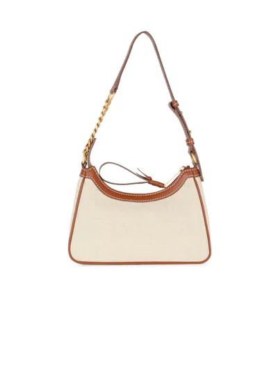 Balmain Shoulder Bag With Adjustable Strap And Chain Detail