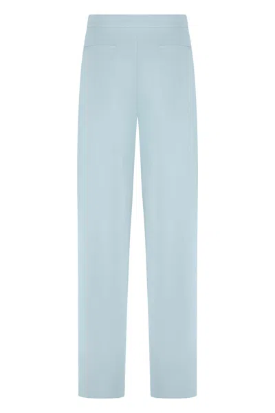 Pinko Montano Viscose Trousers In Blue