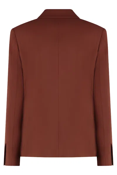 Pinko Gente Single-breasted One Button Jacket In Multi