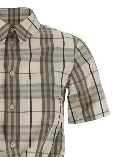 Burberry Camicia In Popeline Ricamato  Donna