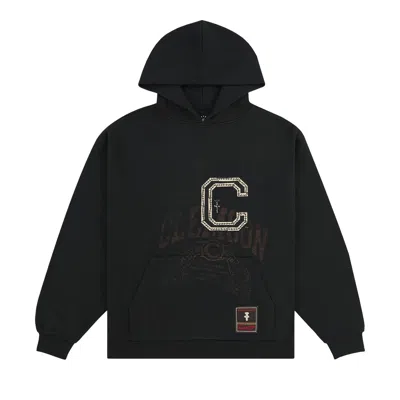 Pre-owned Cactus Jack By Travis Scott X Mitchell & Ness Clemson University Hoodie 'black'