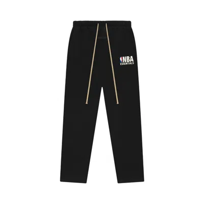 Pre-owned Essentials Fear Of God  X Nba Relaxed Sweatpant 'black'