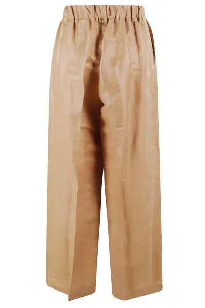 Alysi Pantalone Lino Cristallo Dritto