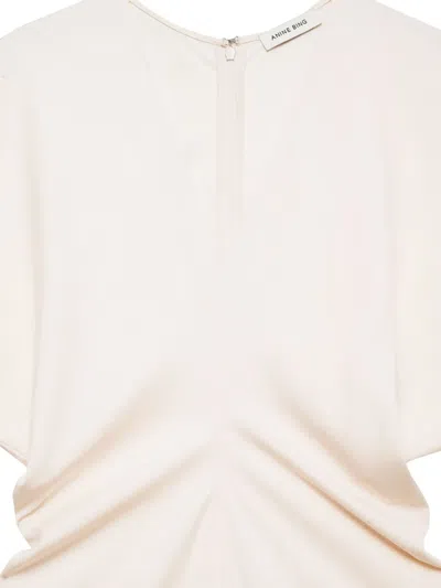 Anine Bing Zadig Maxi Dress In Ivory