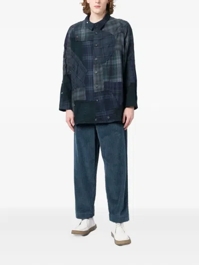 By Walid Patchwork Button-up Shirt