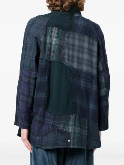 By Walid Patchwork Button-up Shirt