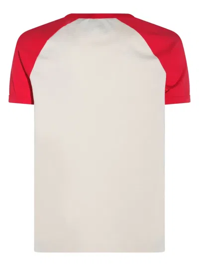 Valentino Short Sleeves Graphic Print In Neutral