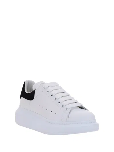 Alexander Mcqueen Alexander Mc Queen White And Black Oversized Sneakers In White