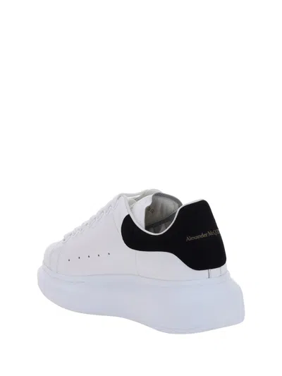 Alexander Mcqueen Alexander Mc Queen White And Black Oversized Sneakers In White