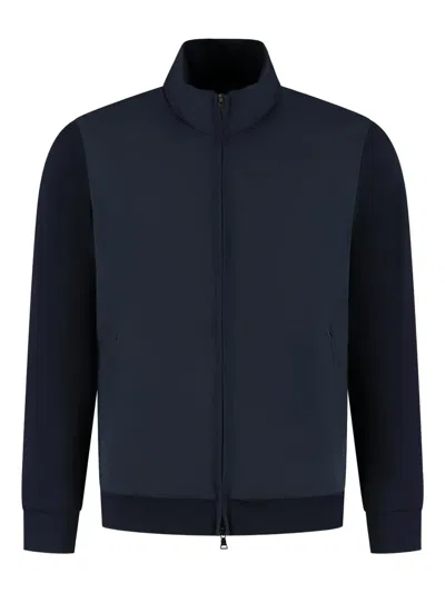 Paul & Shark Typhoon Hybrid Knitted Jacket Black