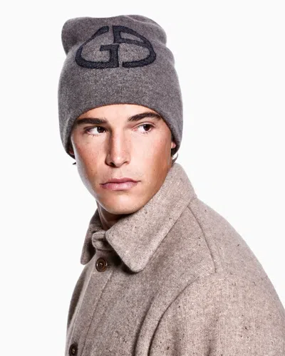 Giorgio Armani Logo-detail Cashmere Beanie