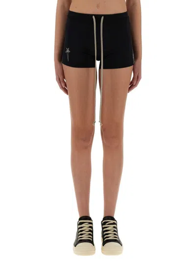 Rick Owens X Champion Nylon Shorts In Black