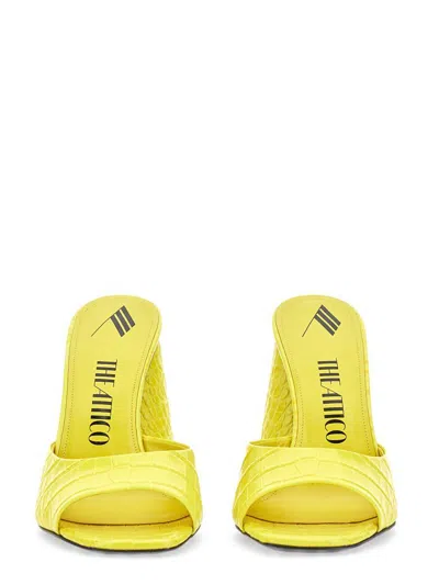Attico The  Mule Luz In Yellow