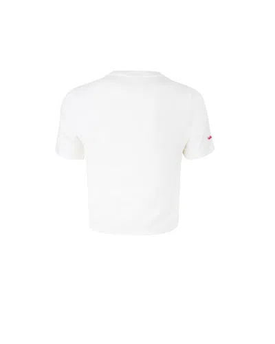 Mc2 Saint Barth T-shirt Nives Con Ricamo Hello Kitty