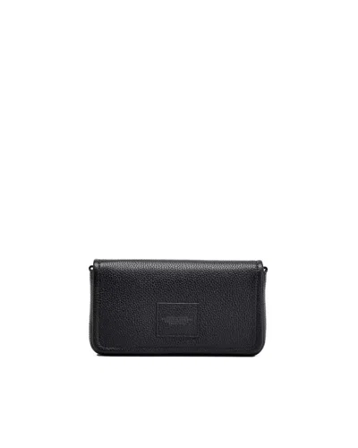 Marc Jacobs Borsa A Tracolla Nera In Pelle Martellata Color Nero