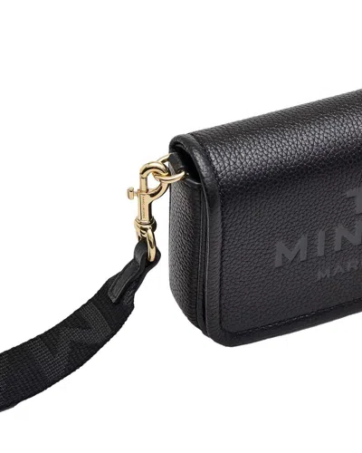 Marc Jacobs Borsa A Tracolla Nera In Pelle Martellata Color Nero