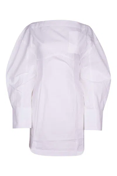 Jacquemus La Casaco Long Sleeve Cotton Shirtdress