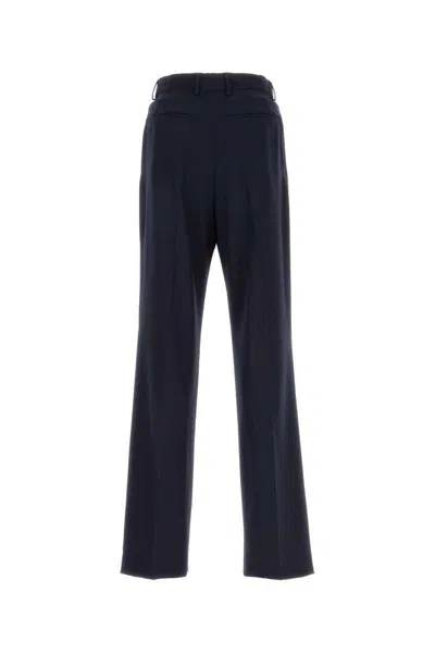 Dries Van Noten Penrud Pinstripe Pleated Wool Trousers