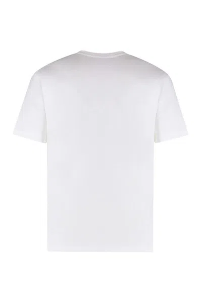 Valentino Cotton Crew Neck T-shirt With Graphic Print