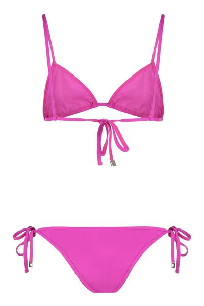 Shop Attico The  Triangle Bra Bikini